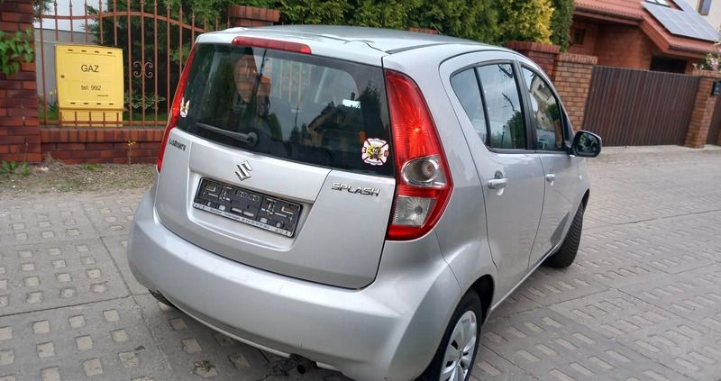 Suzuki Splash cena 12490 przebieg: 188550, rok produkcji 2009 z Kozienice małe 121